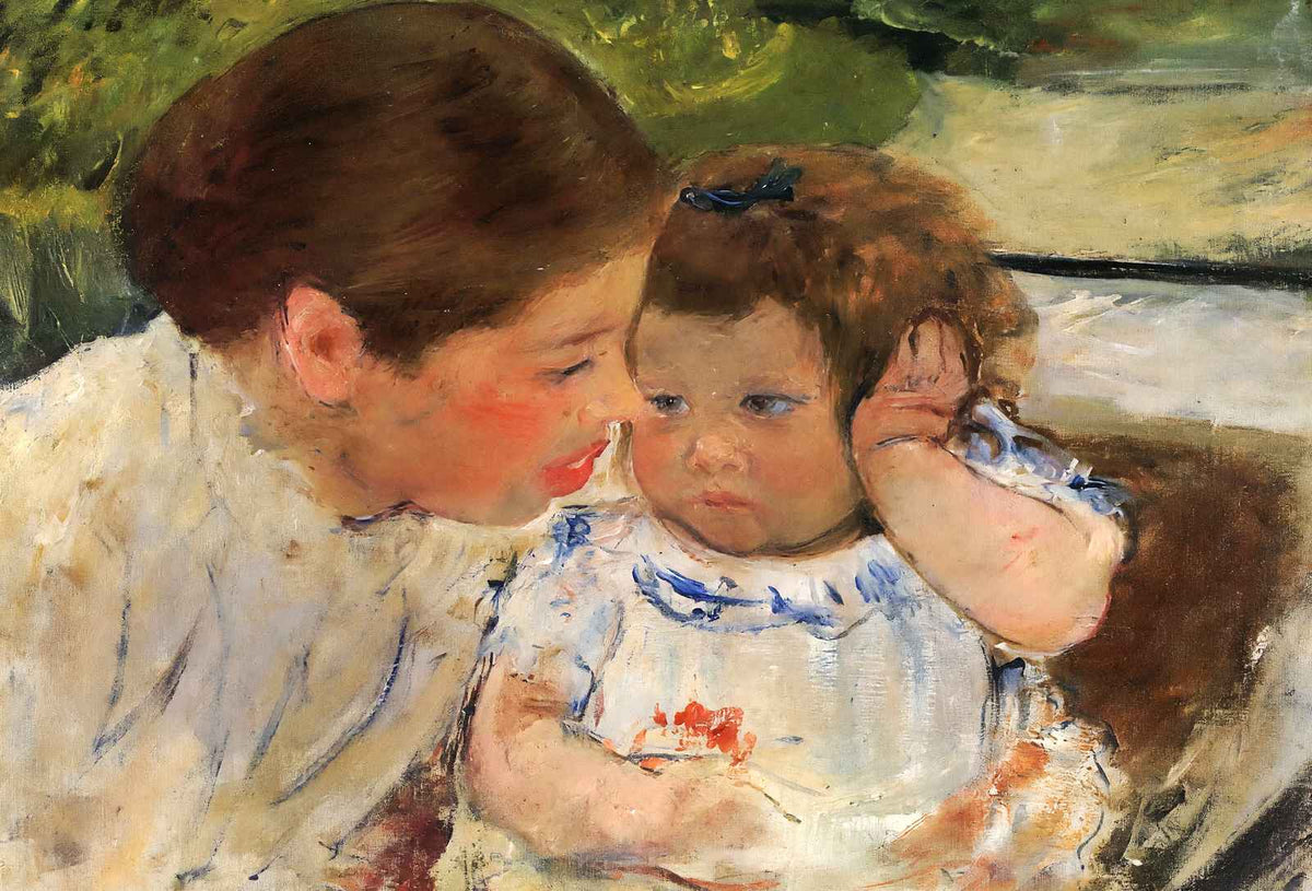Susan Comforting the Baby (No.1) Art Print 1881 by Mary Cassatt (6 Sizes)
