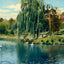 Swan Island Grant Park Atlanta in 1906 Art Print (7 Sizes) - Premium Print