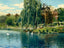 Swan Island Grant Park Atlanta in 1906 Art Print (7 Sizes) - Premium Print