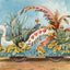 Swan Float Houston Carnival 1907 Vintage Print (7 Sizes) - Premium Print