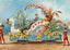 Swan Float Houston Carnival 1907 Vintage Print (7 Sizes) - Premium Print