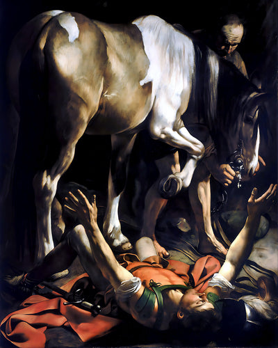 Saul's Conversion on the Way to Damascus by Caravaggio 8x10" Art Print