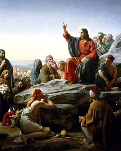 Sermon on the Mount Painting by Carl Bloch 8x10" Art Print - Jesus