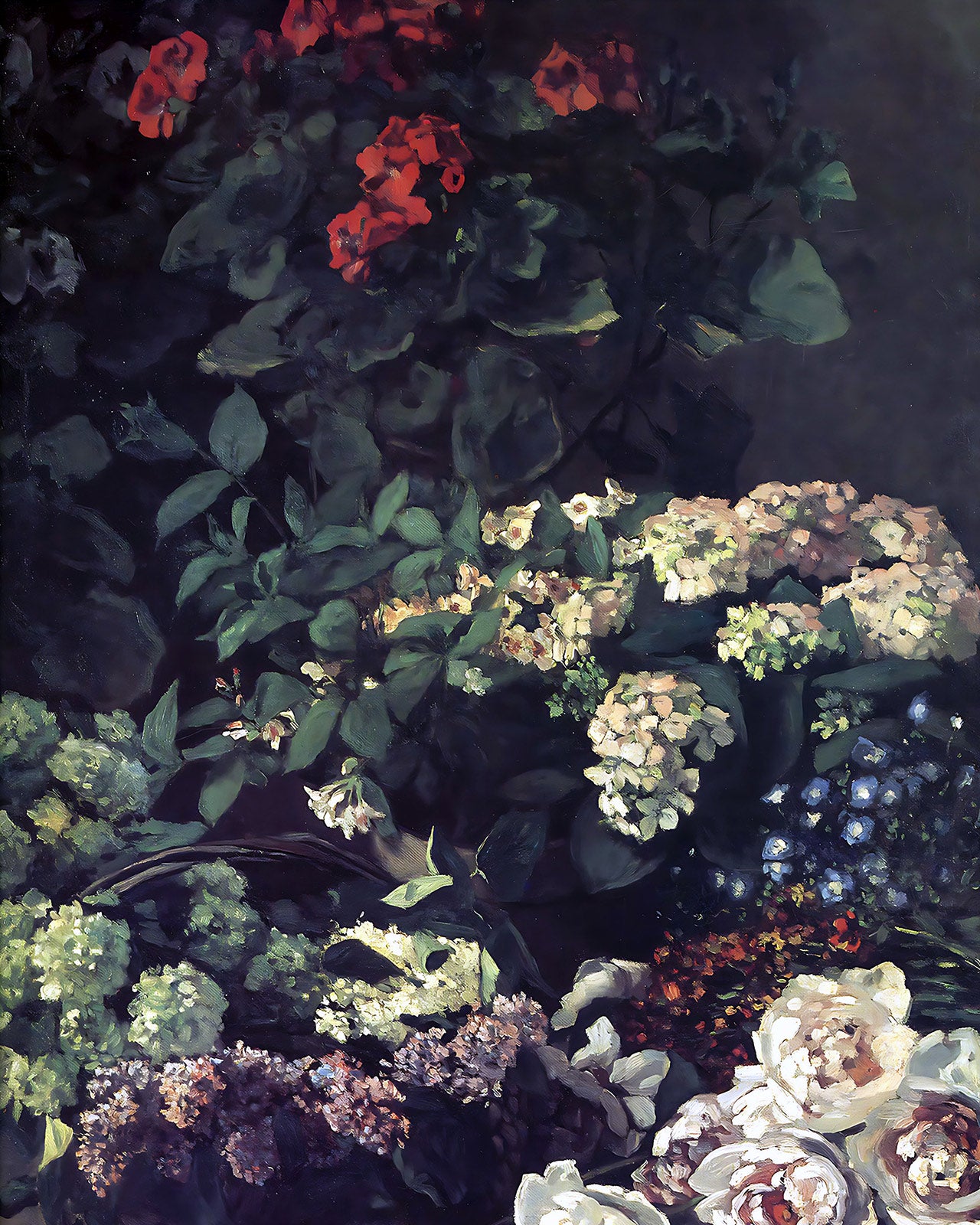 Spring Flowers Painting by Claude Monet 8x10" Art Print