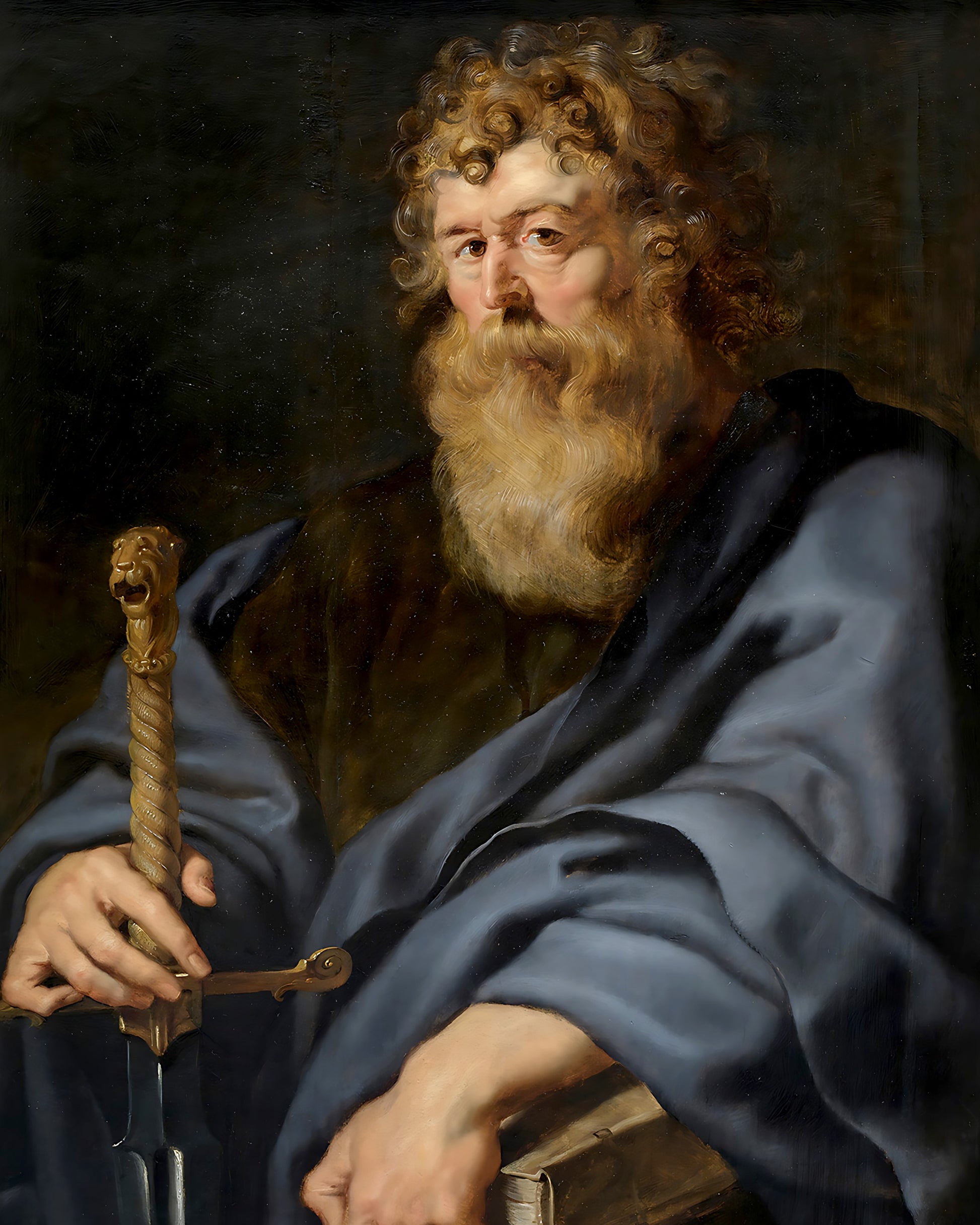 St. Paul the Apostle Painting by Peter Paul Rubens 8x10" Bible Art Print