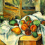 Table, Napkin and Fruit Art Print 1900 Painting by Paul Cezanne (6 Sizes)