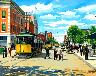 Franklin Street Looking North