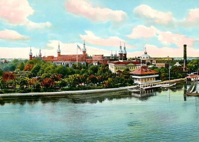Tampa Bay Hotel Tampa FL in 1905 Vintage Print (7 Sizes) - Retouched