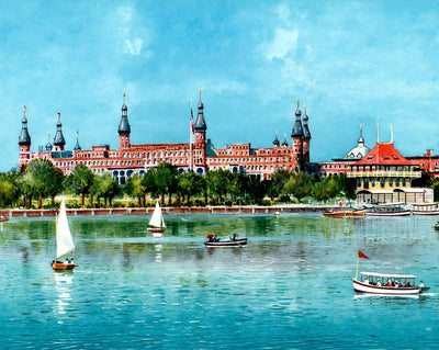 Tampa Bay Hotel in 1907 vintage print