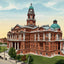 Tarrant County Court House Fort Worth in 1906 Vintage Print (7 Sizes)