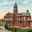 Tarrant County Court House Fort Worth in 1906 Vintage Print (7 Sizes)