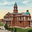 Tarrant County Court House Fort Worth in 1906 Vintage Print (7 Sizes)