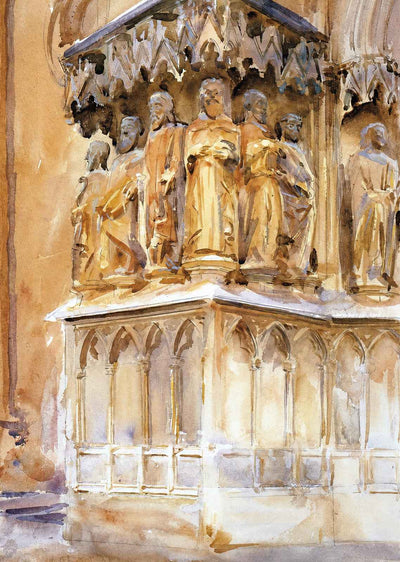 Tarragona Art Print 1908 Painting by John Singer Sargent (6 Sizes) - Enhanced