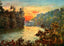 Tchefuncta River LA in 1907 Vintage Print (7 Sizes) - Premium Print