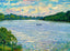 Wabash River Above Terre Haute in 1905 Art Print (7 Sizes) - Enhanced