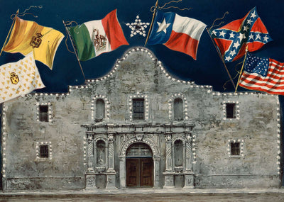 The Alamo Vintage Print (7 Sizes) - Archival Paper