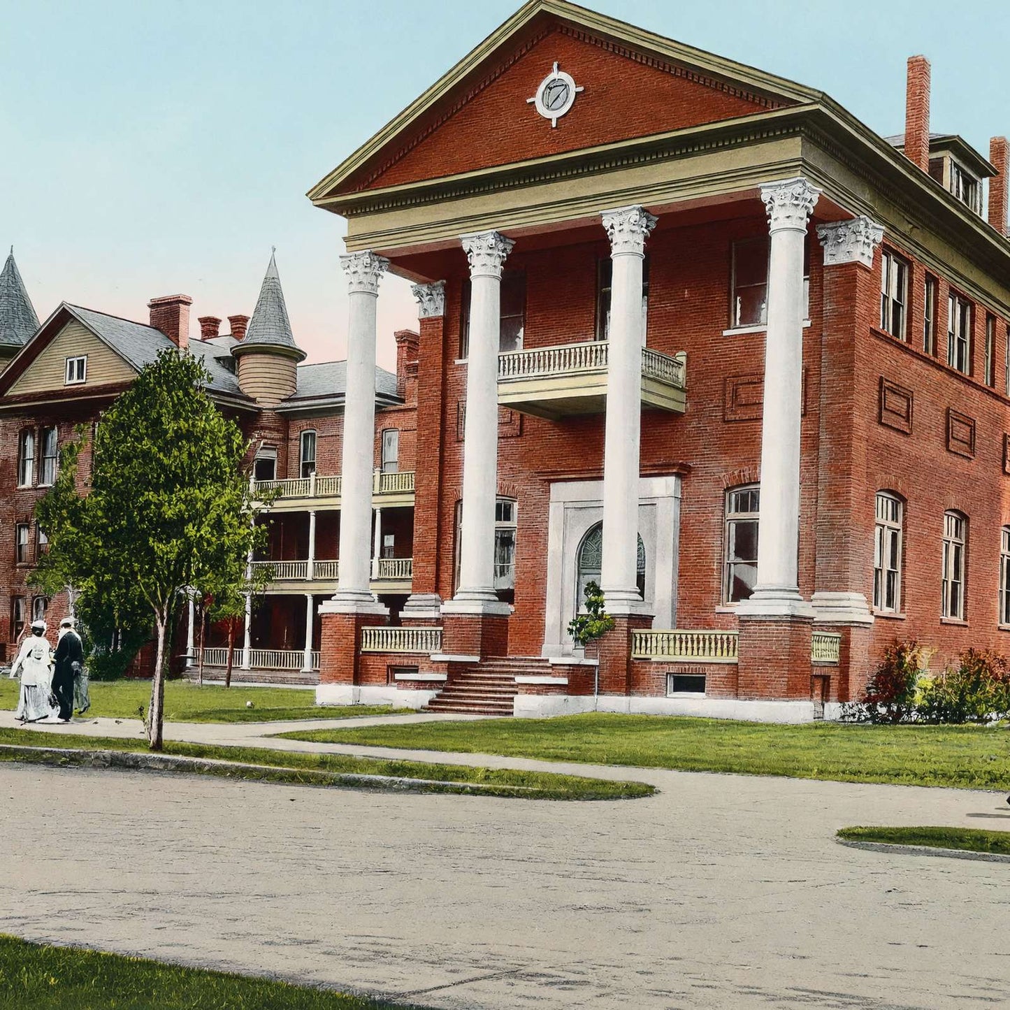 Texas Baptist University Dallas in 1906 Vintage Print (7 Sizes)
