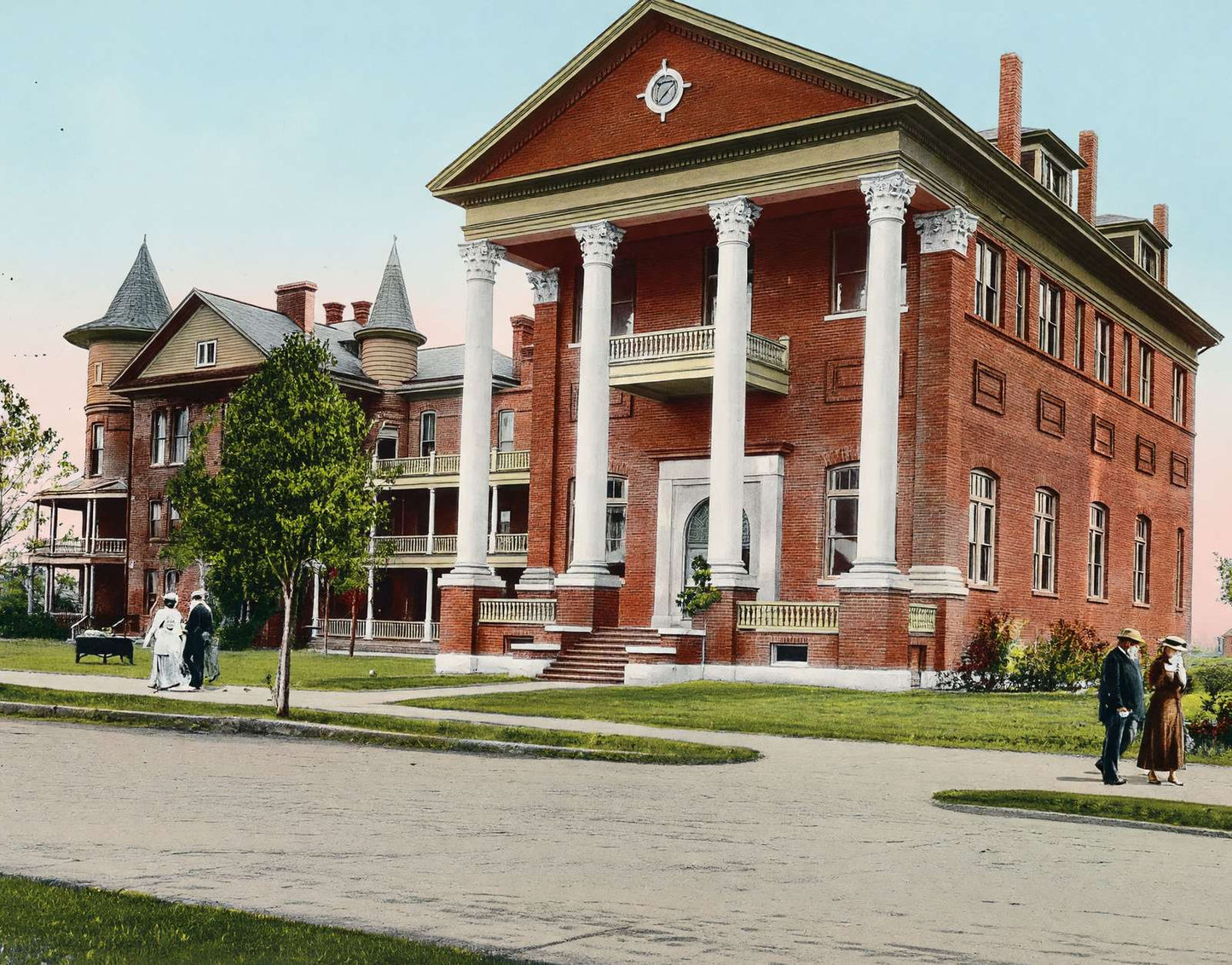 Texas Baptist University Dallas in 1906 Vintage Print (7 Sizes)