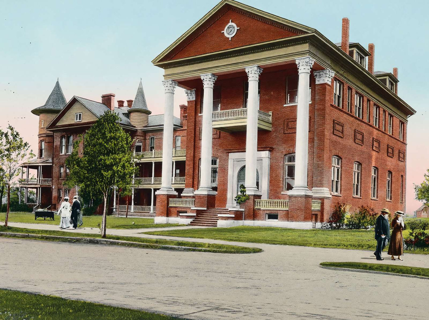 Texas Baptist University Dallas in 1906 Vintage Print (7 Sizes)