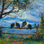 Thanksgiving Day in 1909 Art Print (7 Sizes) - Restored