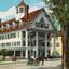 Thayer House Littleton NH in 1907 Vintage Print (7 Sizes) - Restored