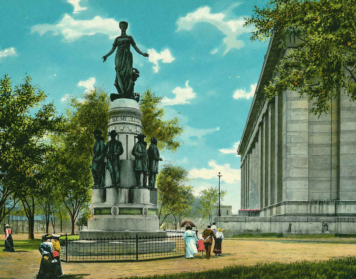 These Are My Jewels Columbus Ohio in 1905 Vintage Print (7 Sizes)