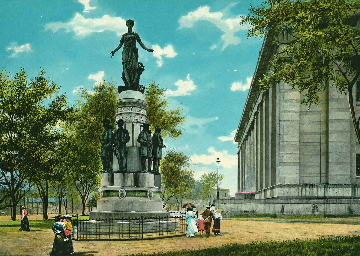 These Are My Jewels Columbus Ohio in 1905 Vintage Print (7 Sizes)