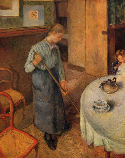 The Little Country Maid art print by Camille Pissarro (1882)