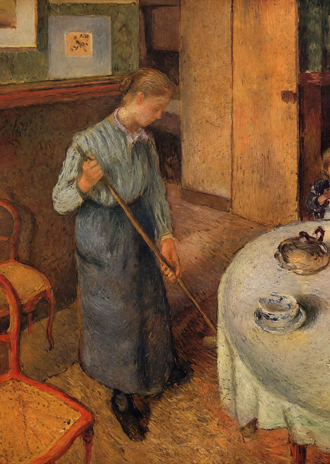 The Little Country Maid 1882 by Camille Pissarro Fine Art Print (6 Sizes)