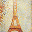 The Eiffel Tower Art Print 1889 Painting by Georges Seurat (6 Sizes)