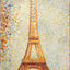 The Eiffel Tower art print by Georges Seurat (1889)
