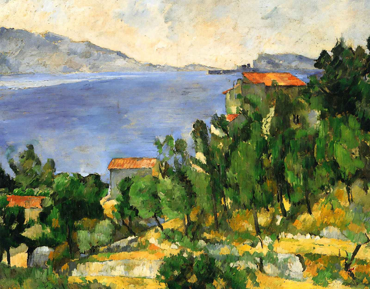 The Bay of L'Estaque from the East 1882 by Paul Cezanne Art Print (6 Sizes)