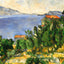 The Bay of L'Estaque from the East 1882 by Paul Cezanne Art Print (6 Sizes)
