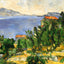 The Bay of L'Estaque from the East art print by Paul Cezanne (1882)