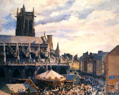 The Fair by the Church of Saint Jacques