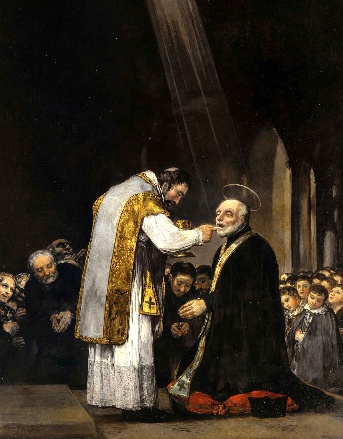 The Last Communion of St. Joseph Calasanz Art Print 1819 by Goya (6 Sizes)