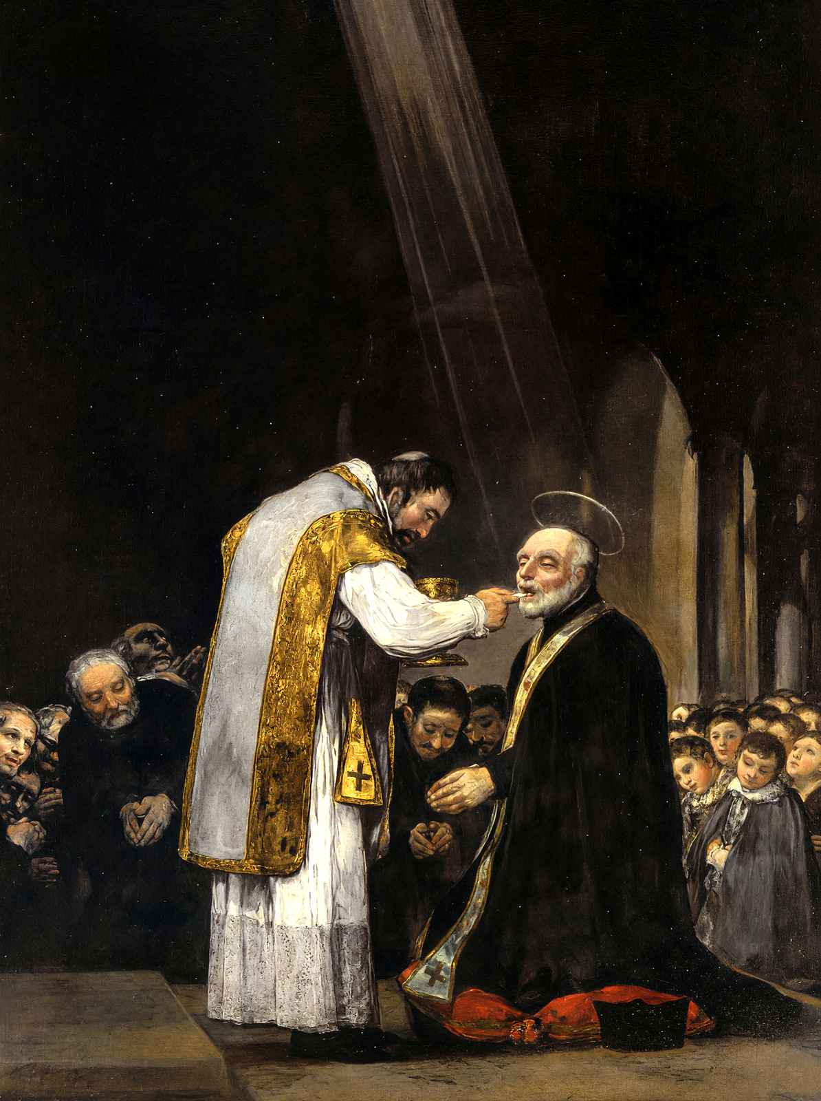 The Last Communion of St. Joseph Calasanz Art Print 1819 by Goya (6 Sizes)