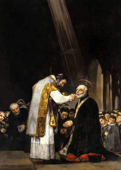 The Last Communion of St. Joseph Calasanz Art Print 1819 by Goya (6 Sizes)