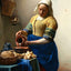 The Milkmaid 1660 Painting by Johannes Vermeer Art Print (6 Sizes) - Enhanced