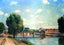 The Railway Bridge, Pontoise by Camille Pissarro Fine Art Print (6 Sizes)