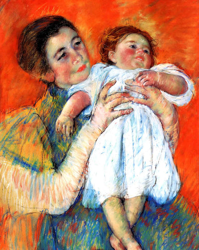The Barefoot Child art print by Mary Cassatt (1897)