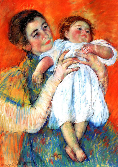 The Barefoot Child 1897 Painting by Mary Cassatt Fine Art Print (6 Sizes)