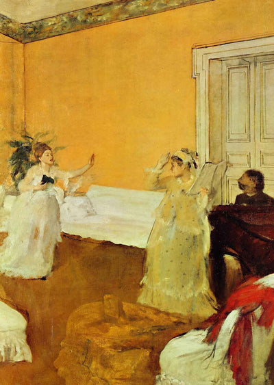 The Song Rehearsal Fine Art Print 1873 Painting by Edgar Degas (6 Sizes)