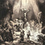 The Three Crosses art print by Rembrandt (1653)