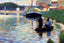 The Bridge - View of the Seine Art Print 1883 by Georges Seurat (6 Sizes)