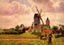 The Knocke Windmill, Belgium 1902 by Camille Pissarro Fine Art Print (6 Sizes)