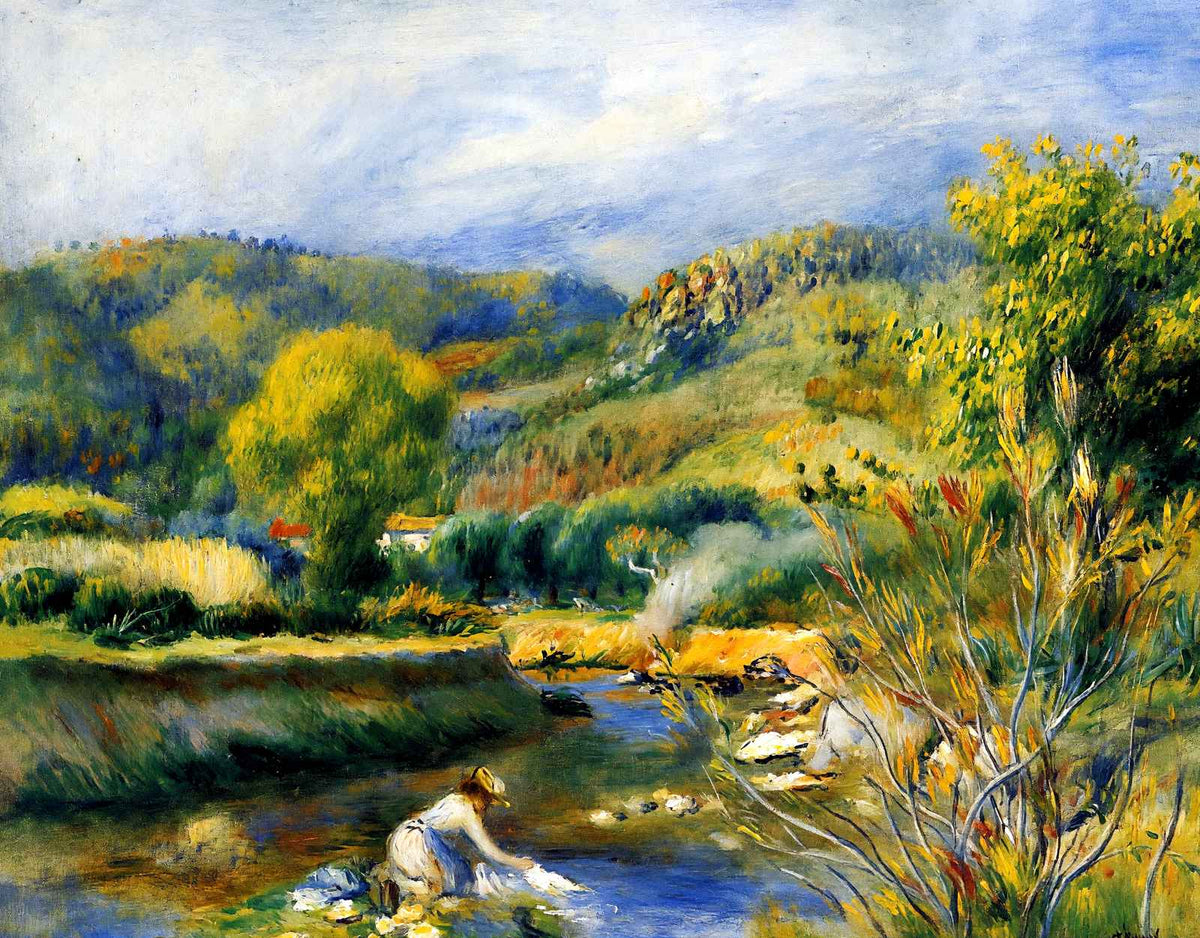 The Laundress 1891 Painting by Pierre-Auguste Renoir Fine Art Print (6 Sizes)