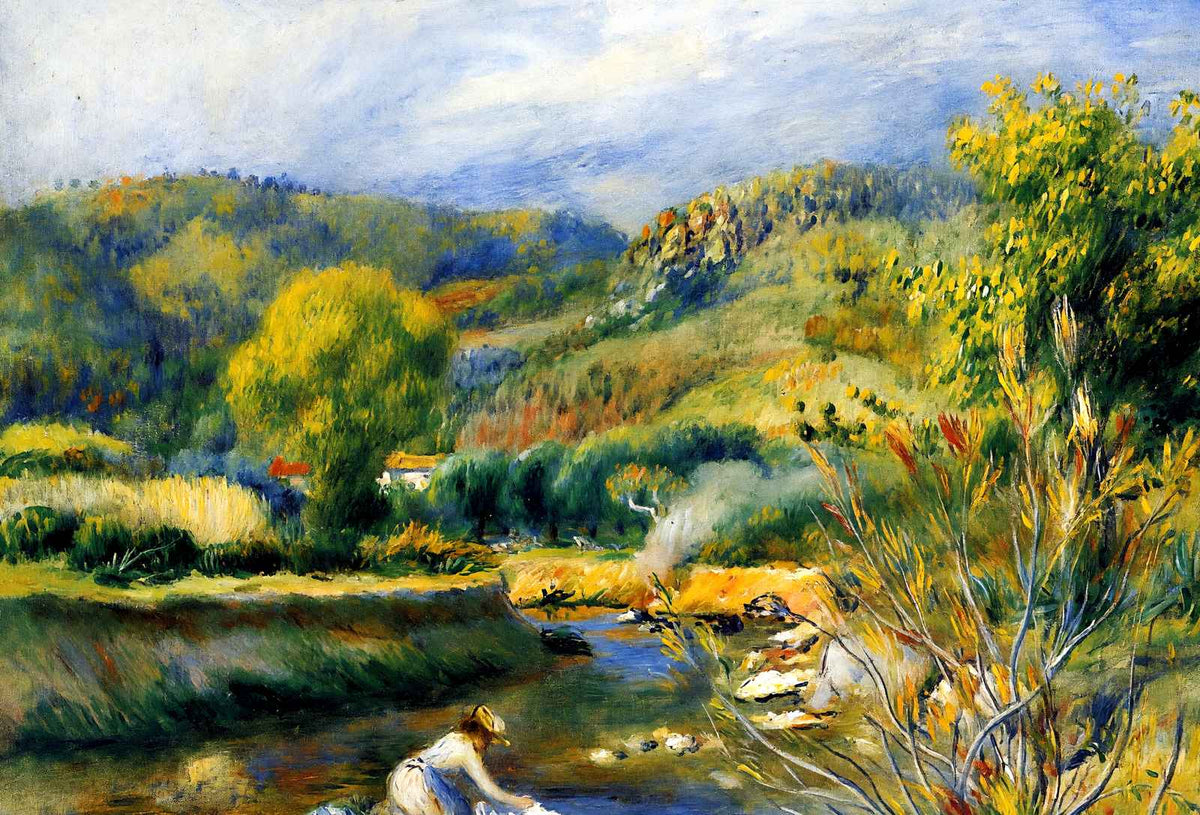 The Laundress 1891 Painting by Pierre-Auguste Renoir Fine Art Print (6 Sizes)