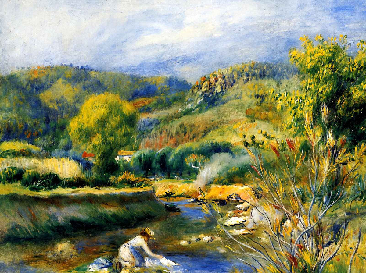 The Laundress 1891 Painting by Pierre-Auguste Renoir Fine Art Print (6 Sizes)