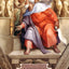 The Prophet Ezekiel painting print by Michelangelo (1510)